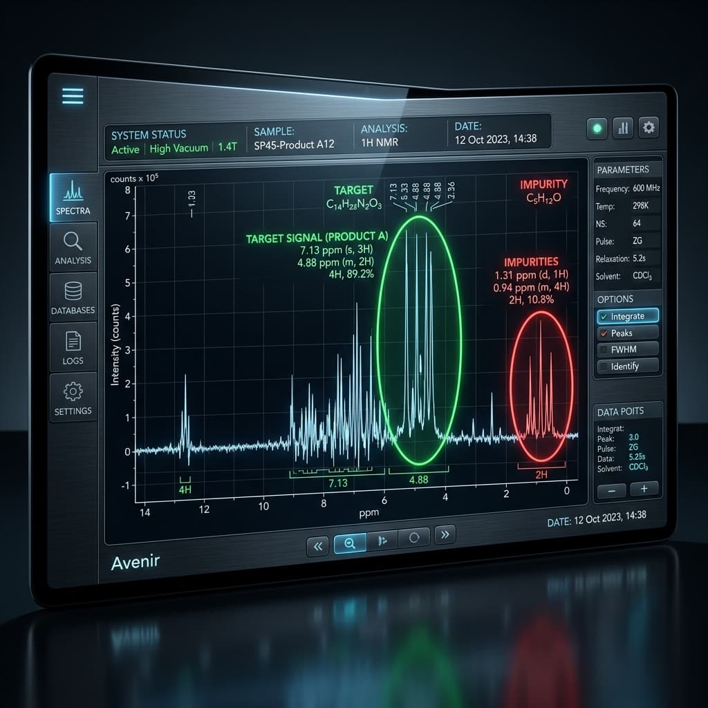 How to Tell NMR Impurity Peaks from Real Signals